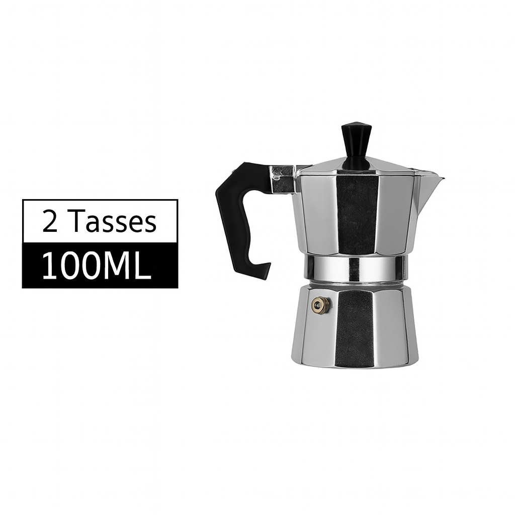 Cafetière Moka Rétro Octogonale