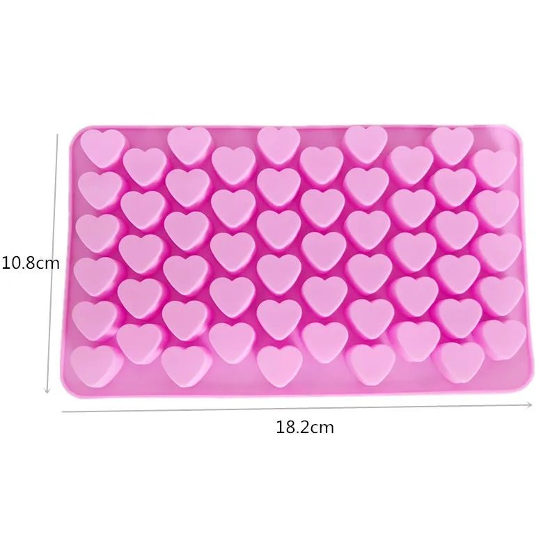 Moules Cœurs en Silicone pour Pâtisserie