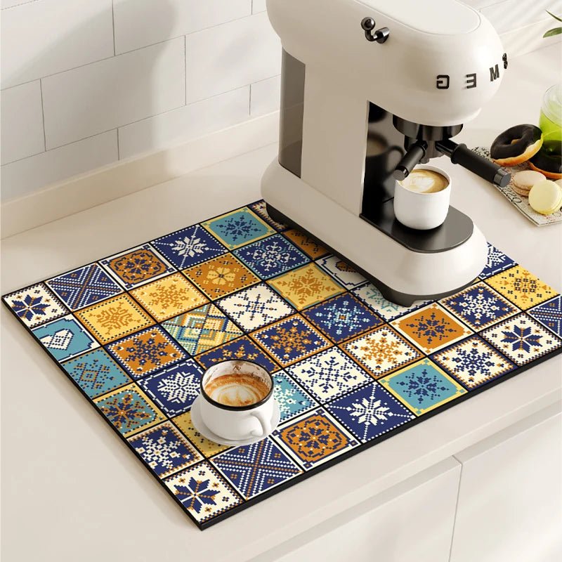 Tapis Barista Antidérapant  Style Vintage