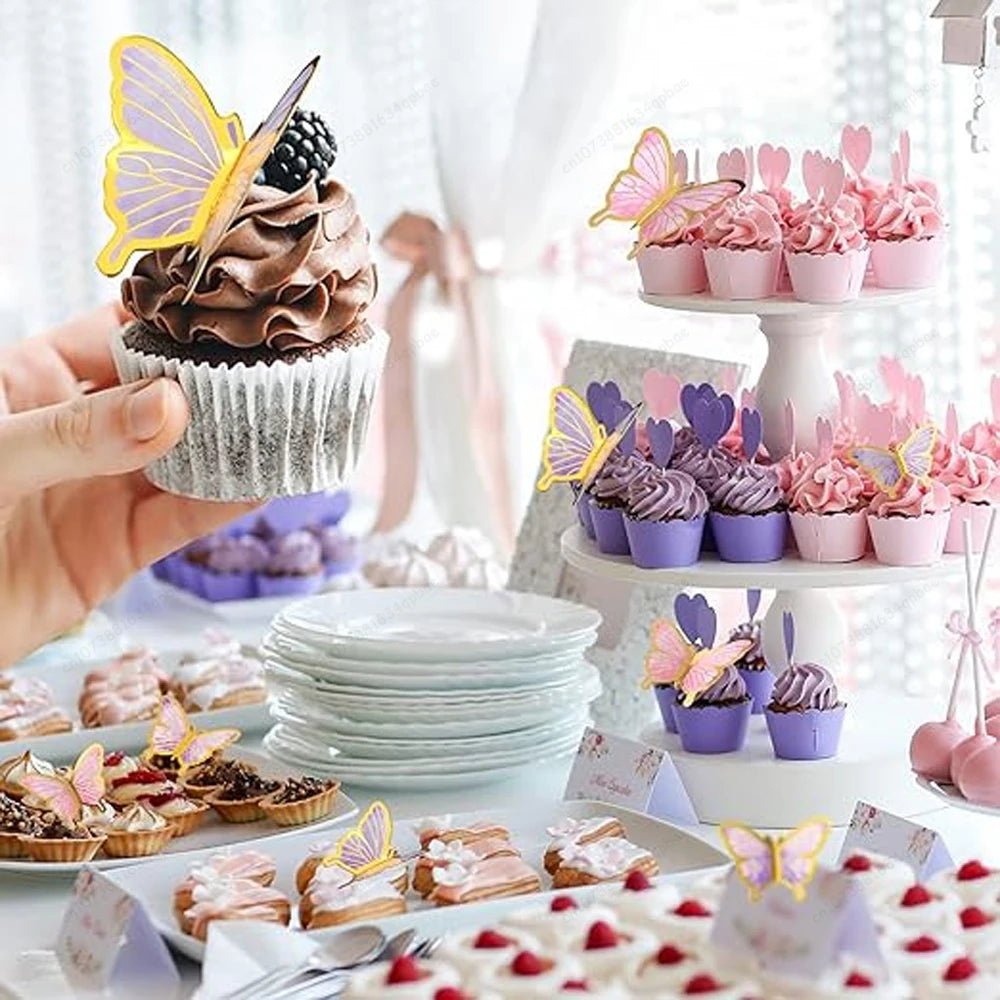 Décoration papillons pour gâteaux