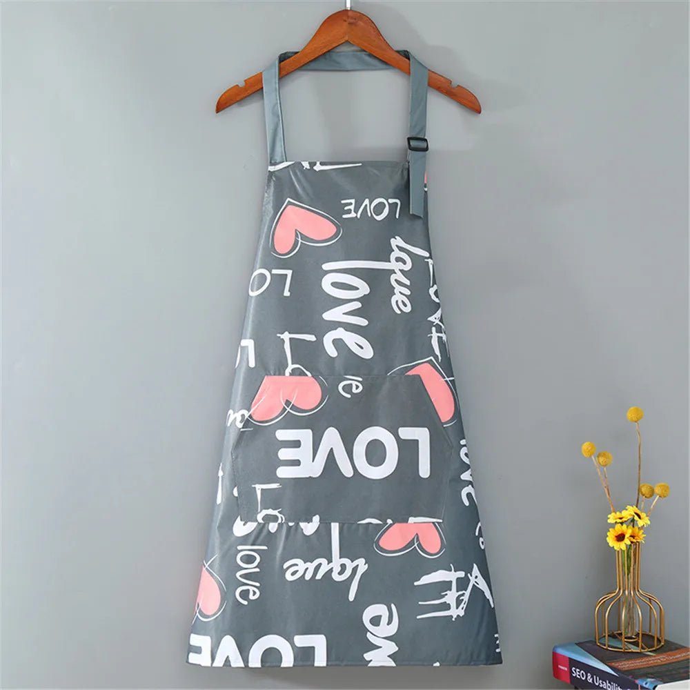 Tablier de Cuisine Imperméable à Fleurs