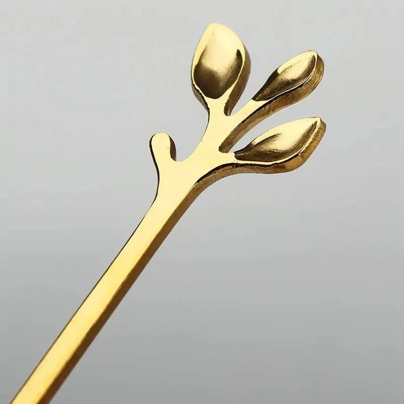 Lot de 6 cuillères en inox doré - Boutique Cuisine AZ
