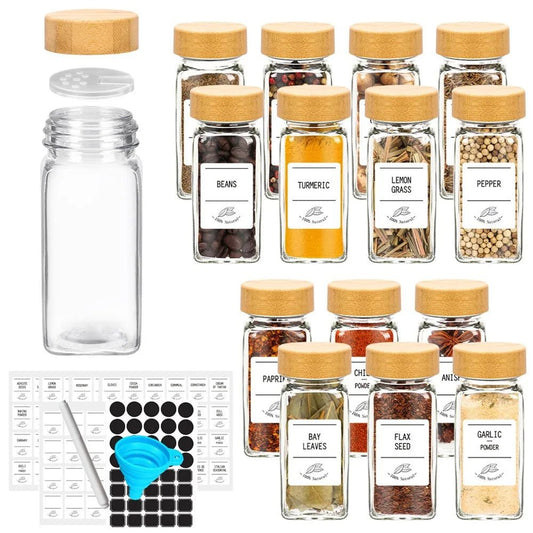 Ensemble de pots à épices en verre