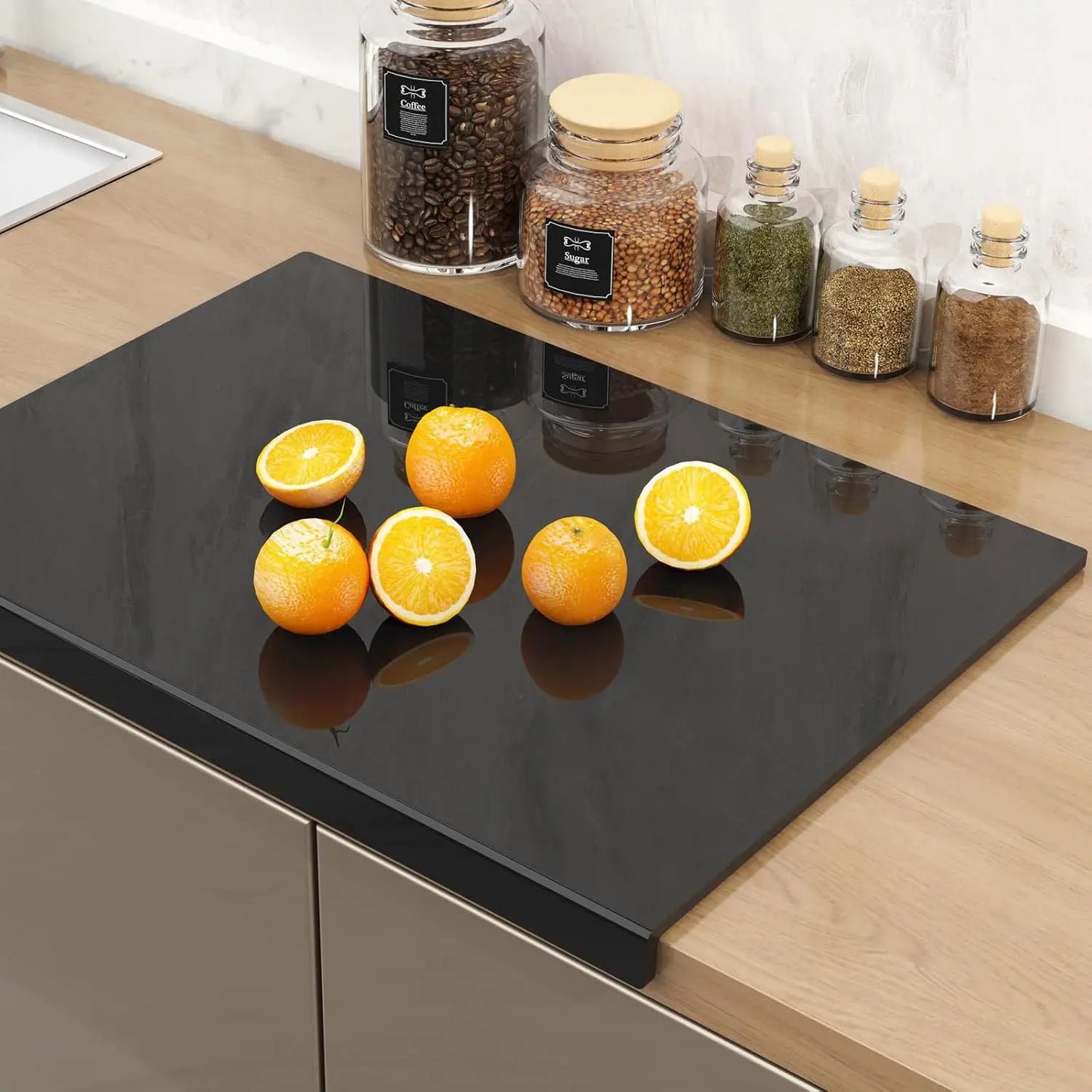Planche à Découper Acrylique Light TOP – Protection Élégante de Comptoir avec Rebord Antidérapant