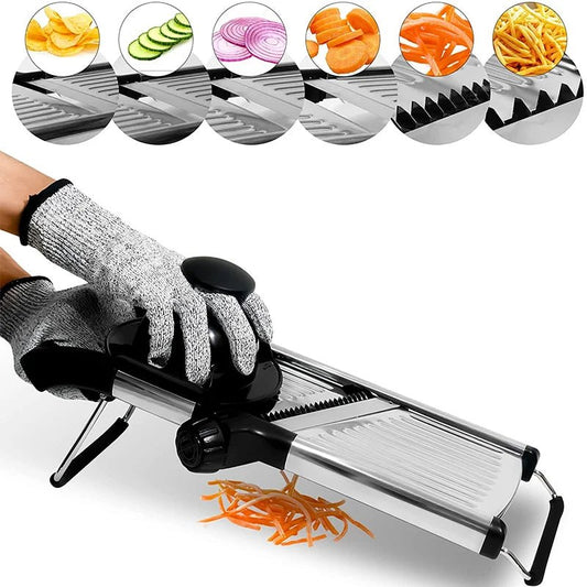 Mandoline Multifonction Acier Inox