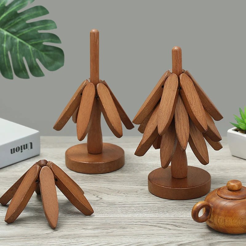 Dessous de Plat Arbre en Noyer -Protection Thermique