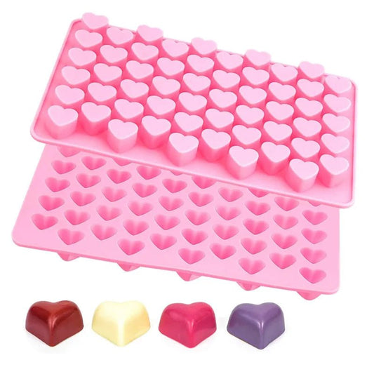 Moules Cœurs en Silicone pour Pâtisserie