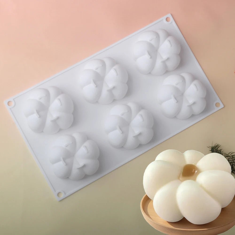 Moule en silicone nuage citrouille et marguerite