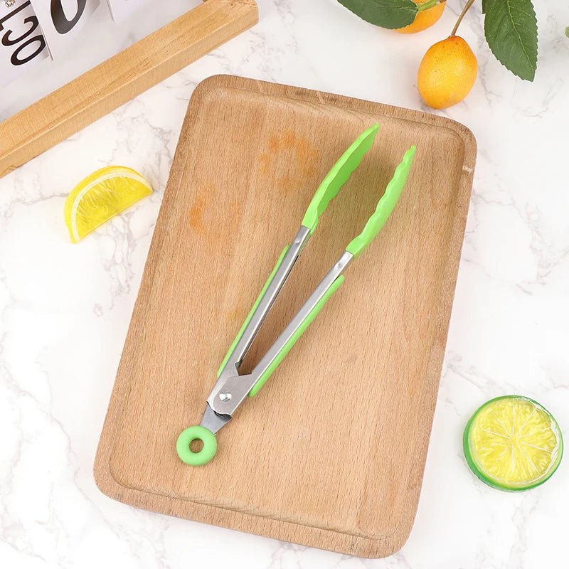 Pince de Cuisine BBQ Multifonction en Acier et Silicone - Boutique Cuisine AZ