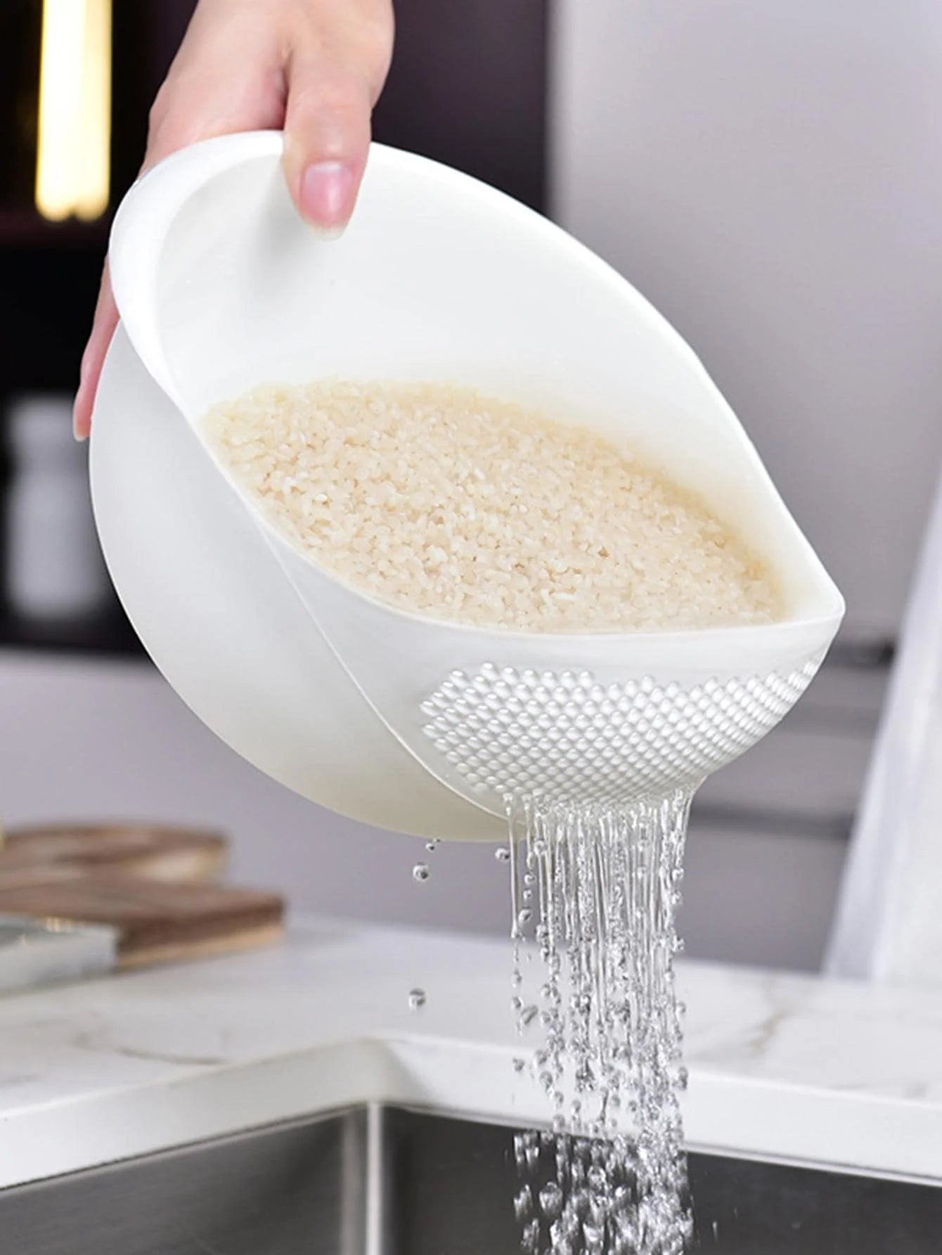 Panier Égouttoir – Lavage Riz, Fruits & Légumes