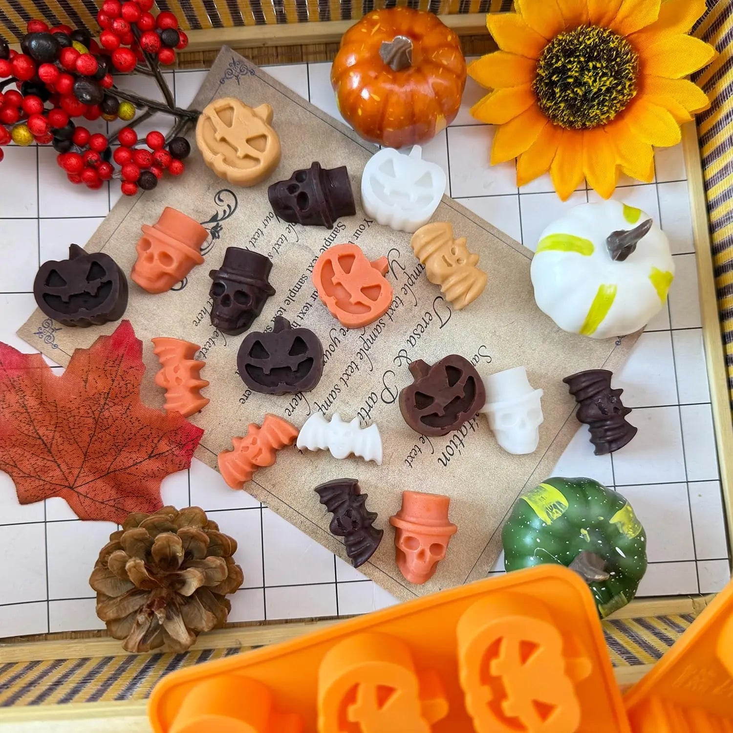 Moule de PĂątisserie en silicone Halloween