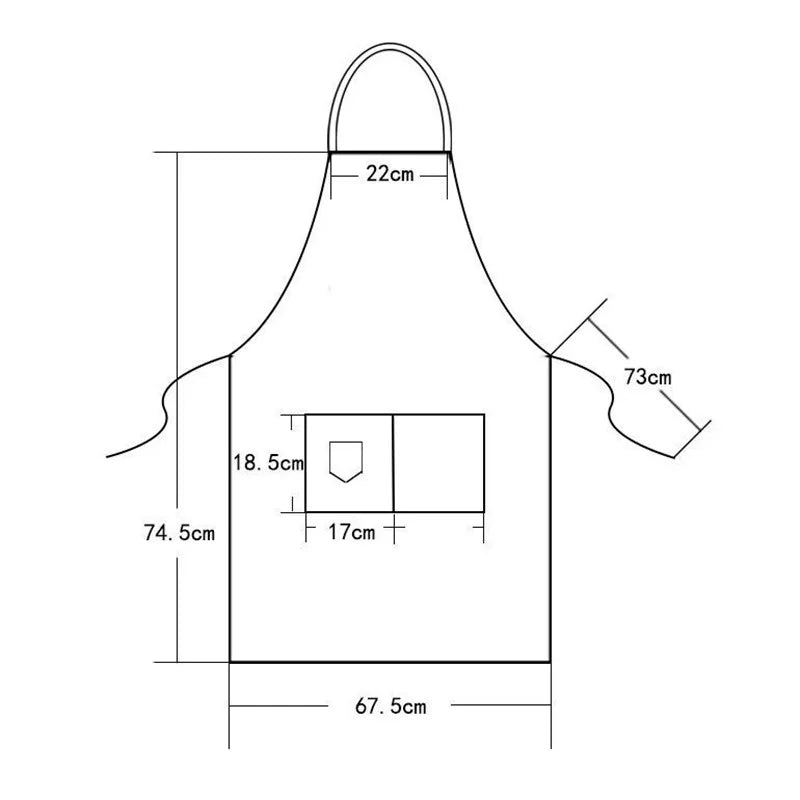 Tablier de Cuisine Imperméable Chef et Barista