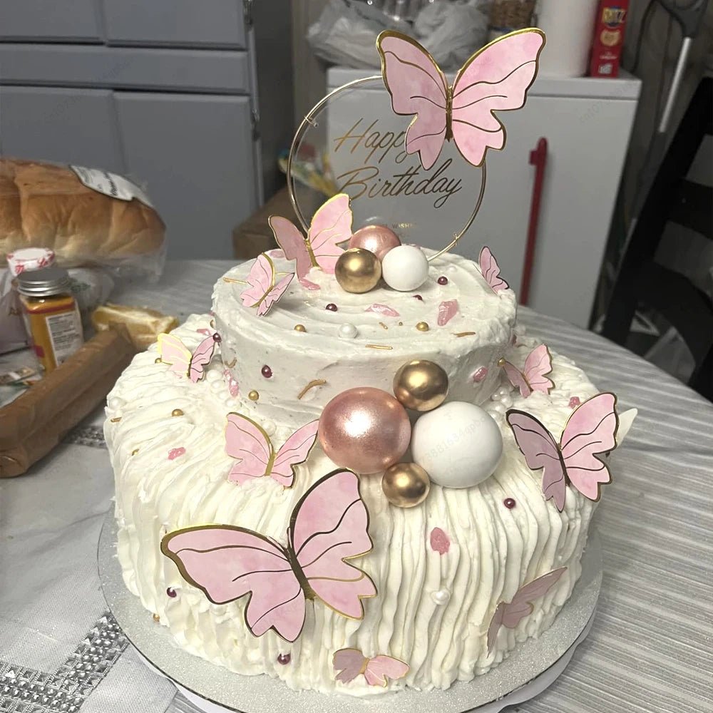 Décoration papillons pour gâteaux