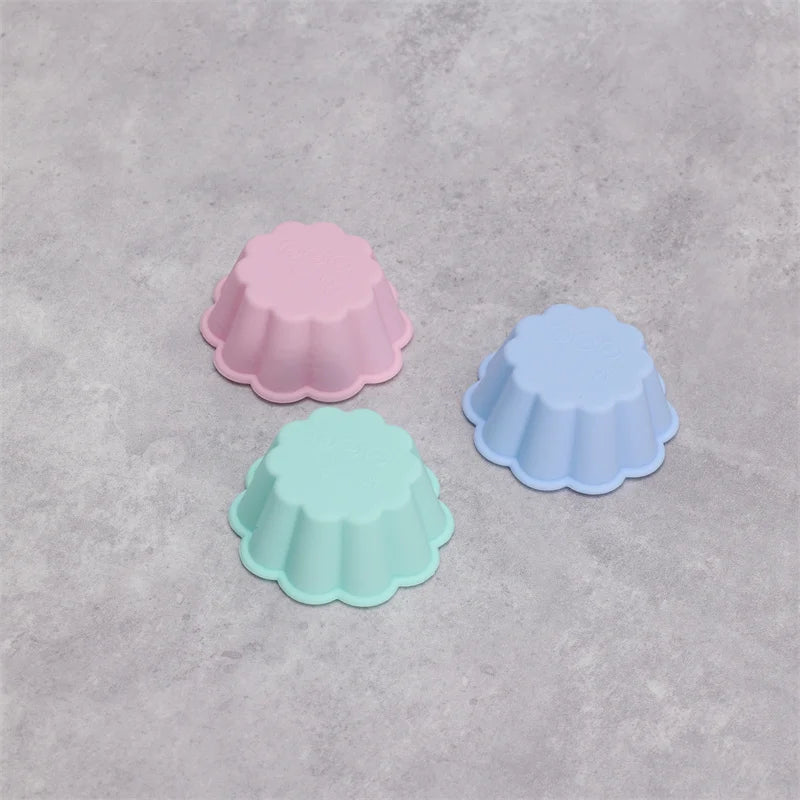 Moules à Muffins Pétale en Silicone