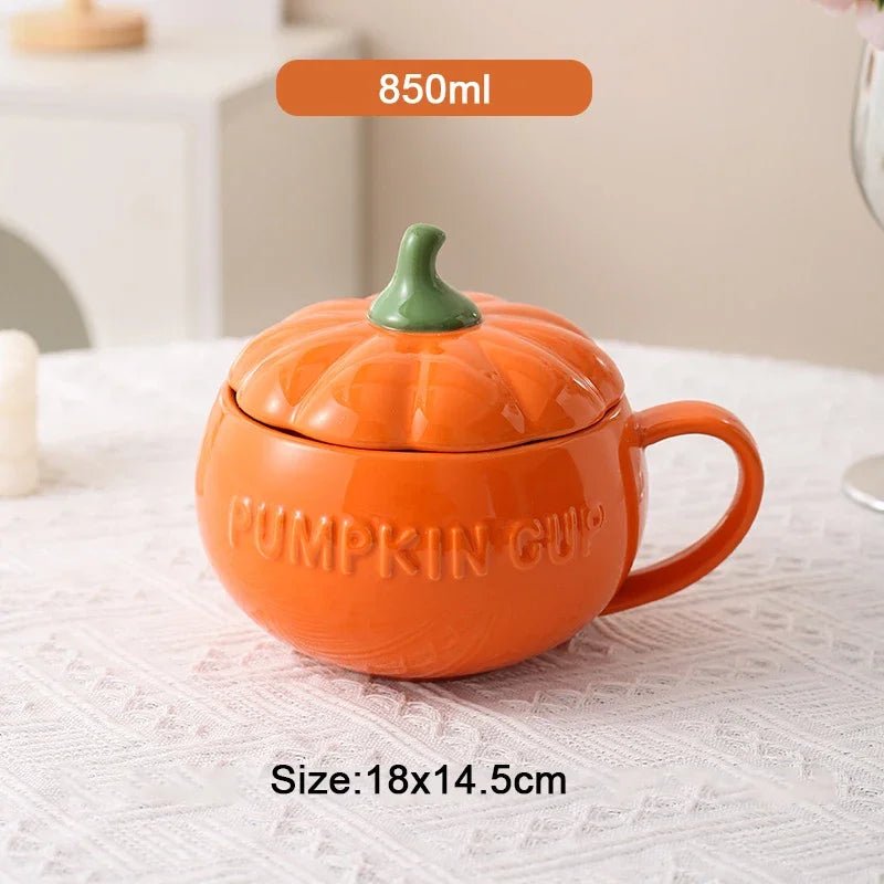 Mug Citrouille en ceramique pour Halloween