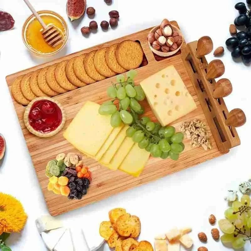 Planche Ă  Fromages en Bambou Premium