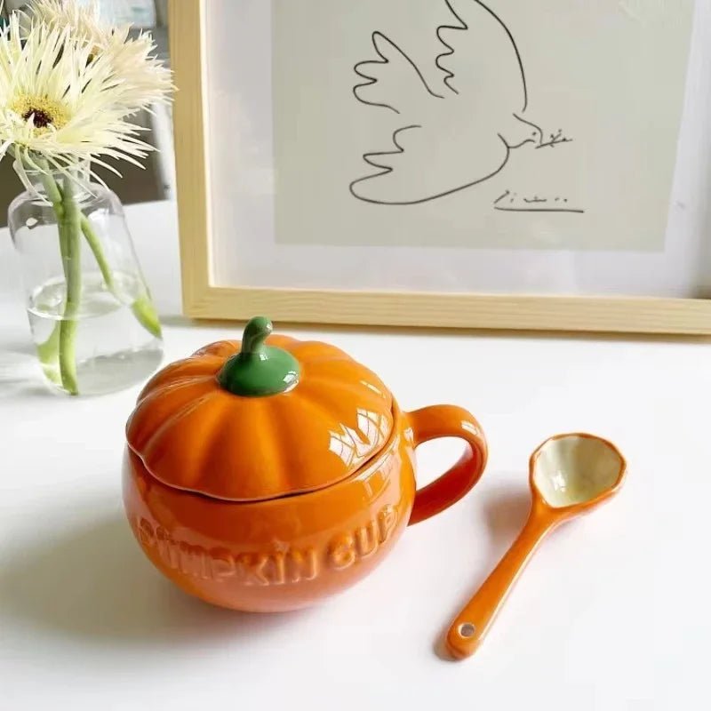 Mug Citrouille en ceramique pour Halloween
