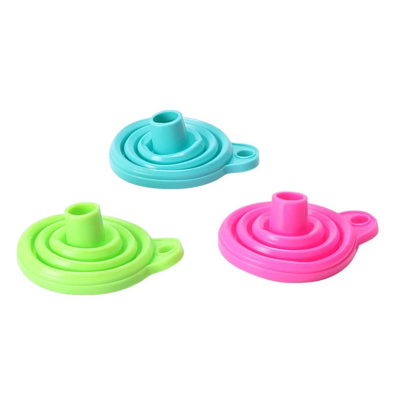 Entonnoir Pliable en Silicone et Acier