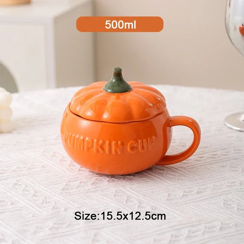 Mug Citrouille en ceramique pour Halloween