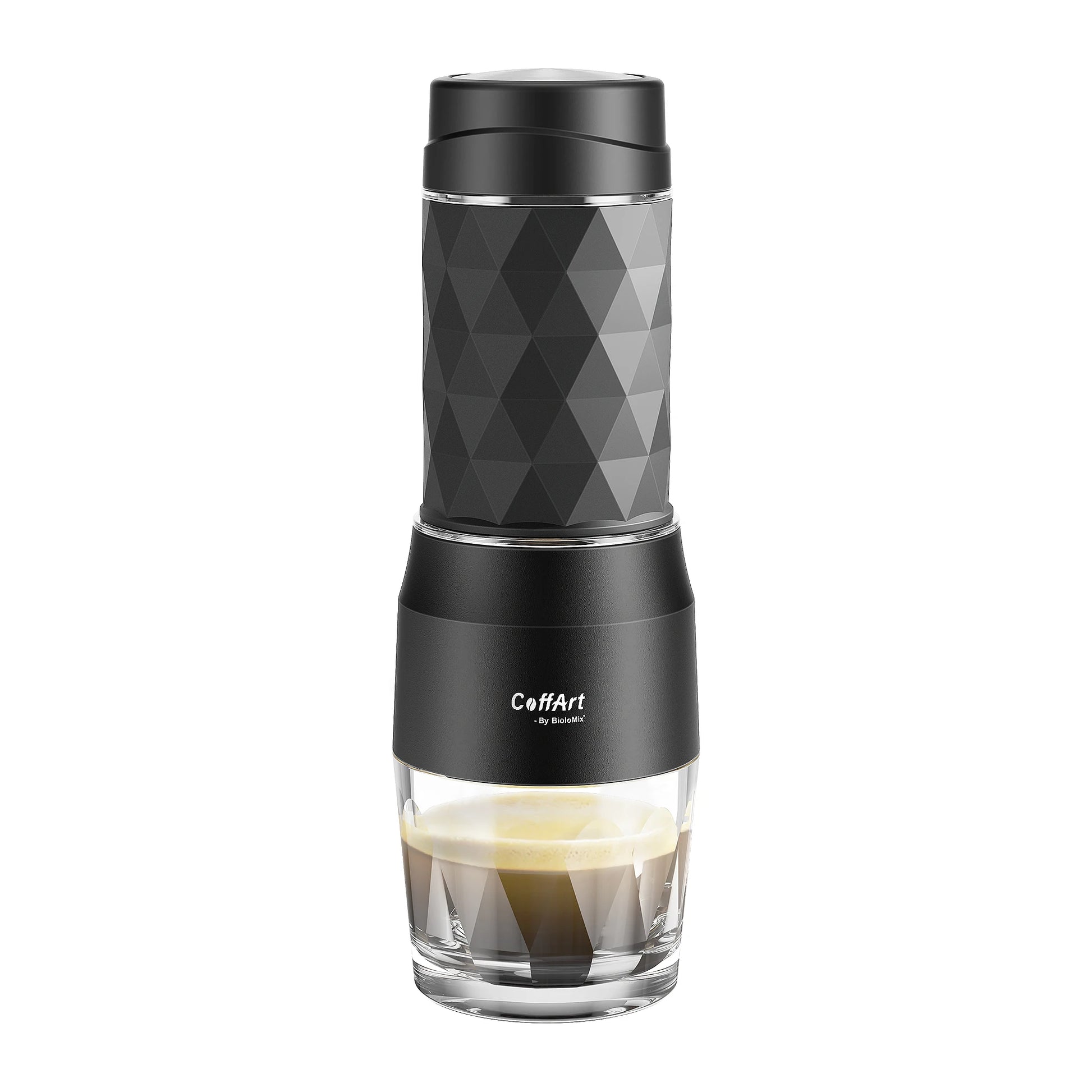 Machine à expresso portable compatible avec capsules et café moulu