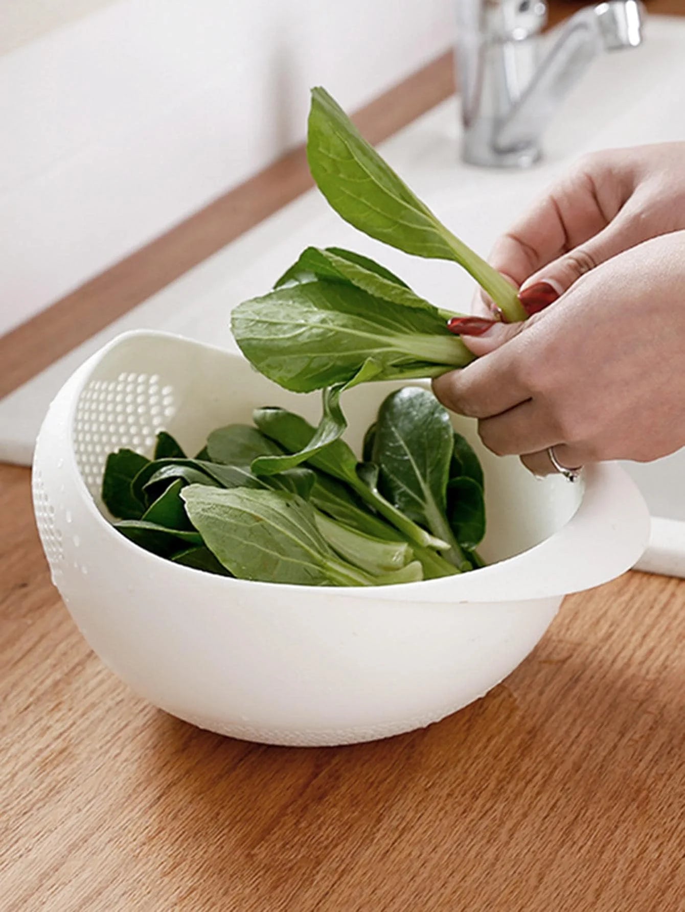Panier Égouttoir – Lavage Riz, Fruits & Légumes