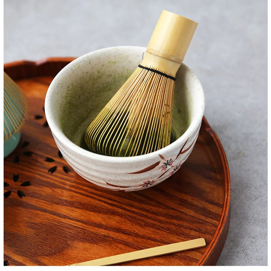 Fouet Ă  Matcha Japonais en Bambou