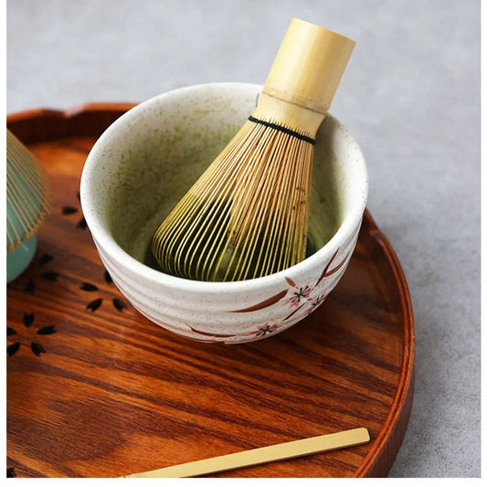 Fouet à Matcha Japonais en Bambou