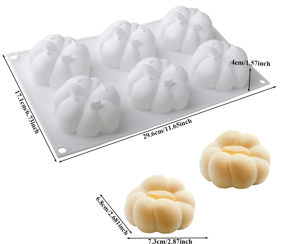 Moule en silicone nuage citrouille et marguerite