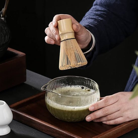 Fouet Ă  Matcha Japonais en Bambou