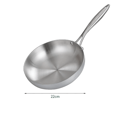 Poêle Chef Inox - Polyvalence et Élégance sur Feu et Induction