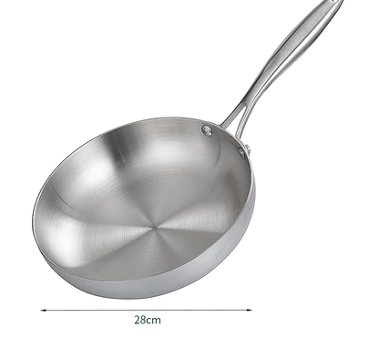Poêle Chef Inox - Polyvalence et Élégance sur Feu et Induction