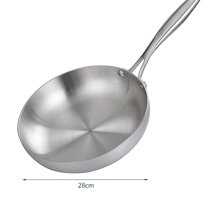 Poêle Chef Inox - Polyvalence et Élégance sur Feu et Induction