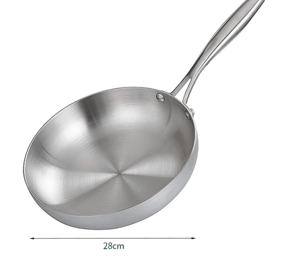 Poêle Chef Inox - Polyvalence et Élégance sur Feu et Induction