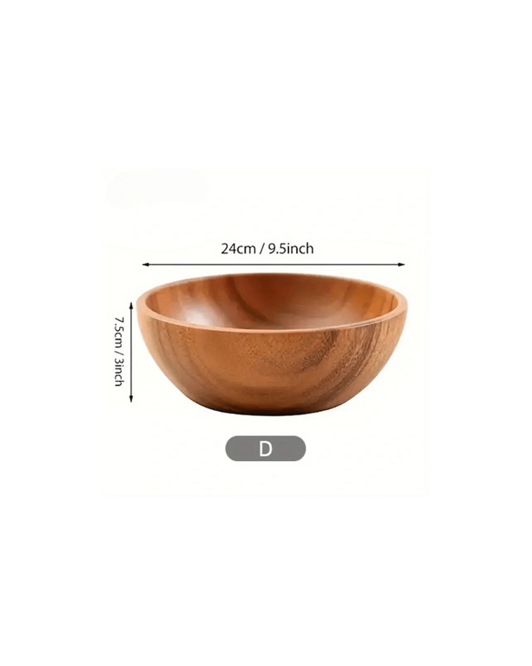 Saladier en bois d'acacia - chaleur naturelle pour votre table