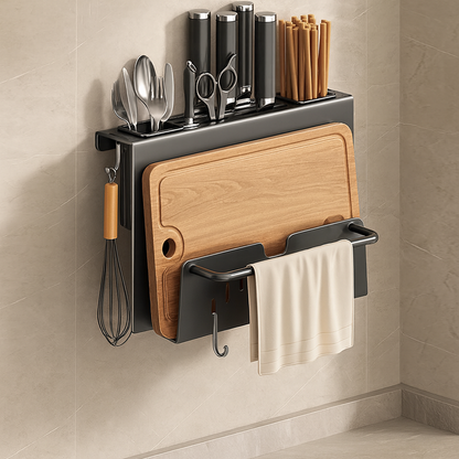Support Mural Cuisine en Acier Rangement Couteaux Ustensiles | ProCook