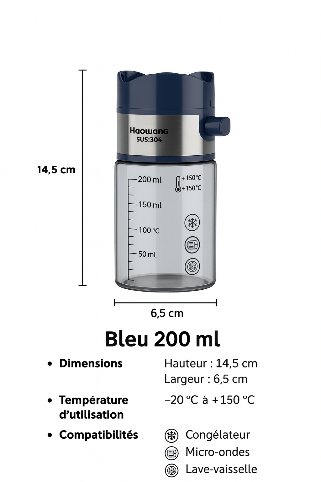 Doseur d'épices pratique - ustensile cuisine mesure cuillère culinaire