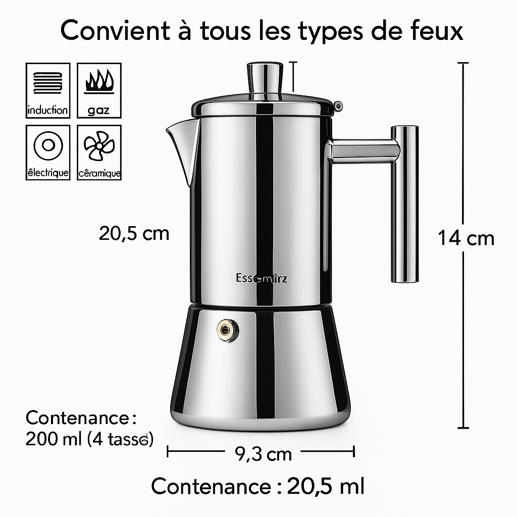 Cafetière Italienne Moka Induction