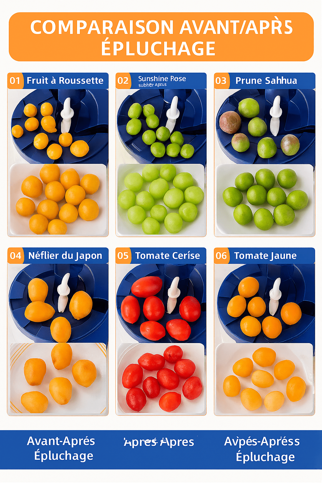 Éplucheur Électrique Intelligent Multi-Usages
