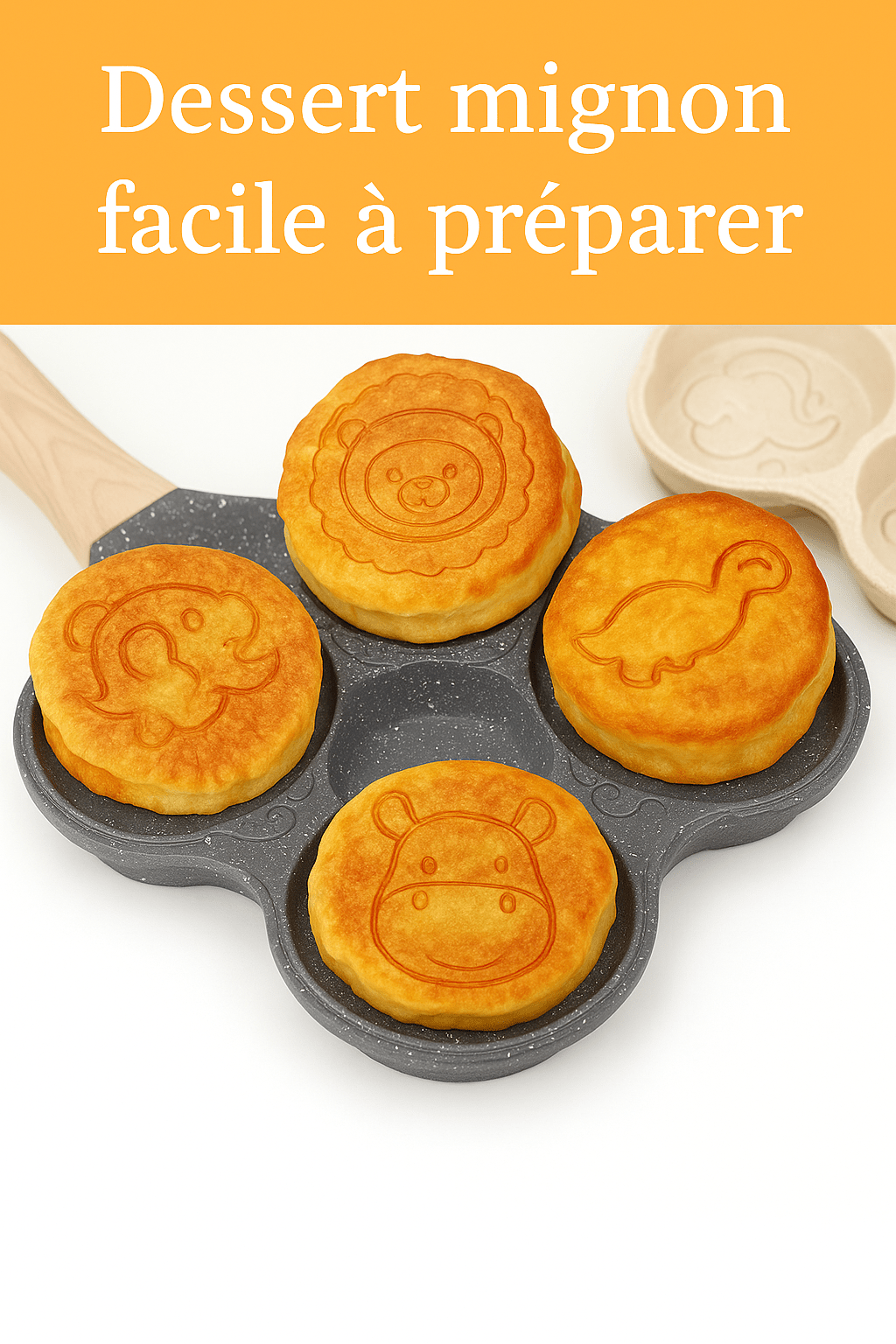 Poêle à Omelettes Ludique 4 Animaux