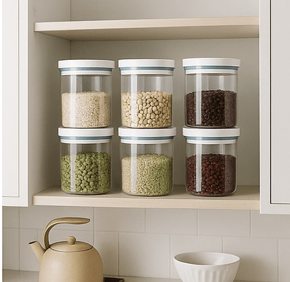 Rangement- Bocaux Hermétiques Empilables
