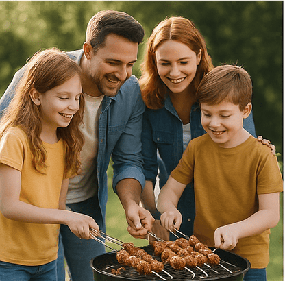 Set de 6 brochettes BBQ en inox & bois - Boutique Cuisine AZSet de 6 brochettes BBQ en inox & bois