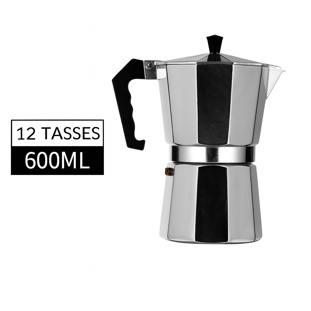 Cafetière Moka Rétro Octogonale