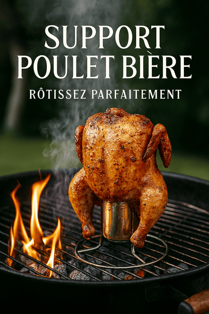 Support Poulet à la Canette Inox