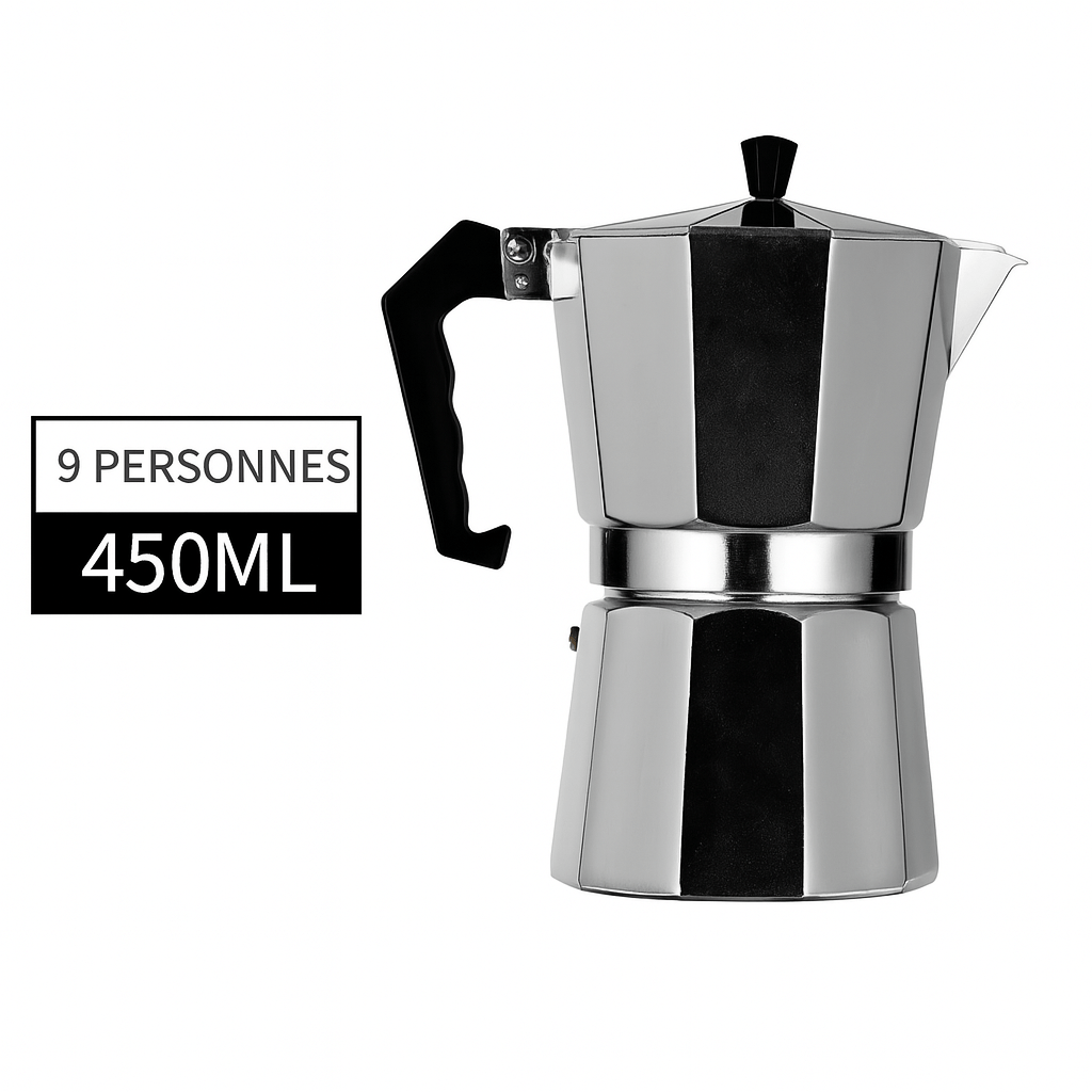 Cafetière Moka Rétro Octogonale