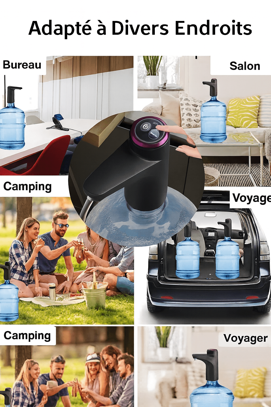 Distributeur d'eau portable pour bonbonenes 5 galllons