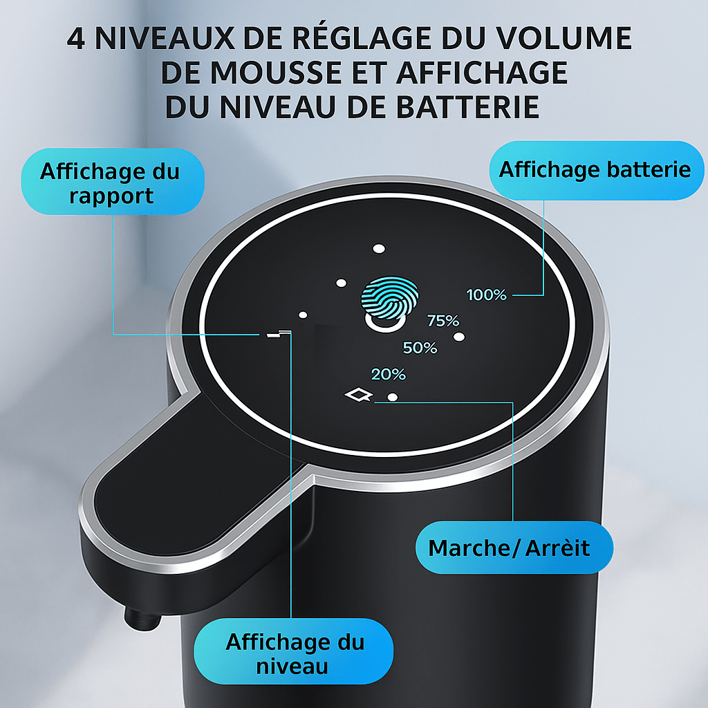 Distributeur savon ÉcoMousse™ Sans Contact