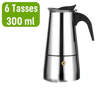 Cafetière Italienne Moka  – Compatible Induction