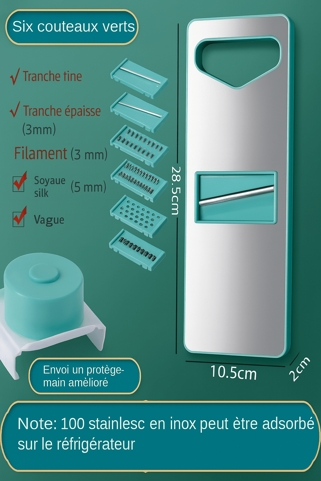 Coupe-Légumes 4-en-1 : le partenaire idéal en cuisine