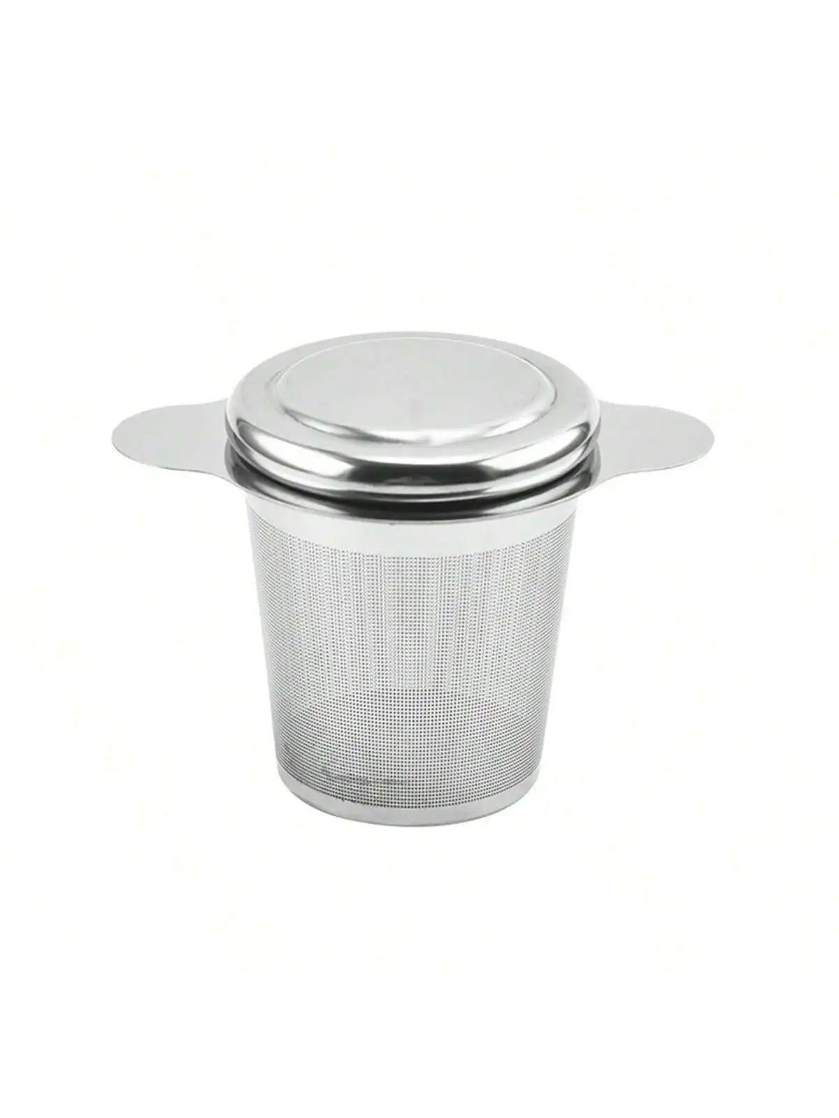 Infuseur à Thé – Acier Inoxydable à Mailles Fines avec Poignées et Couvercle