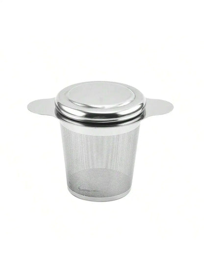 Infuseur à Thé – Acier Inoxydable à Mailles Fines avec Poignées et Couvercle